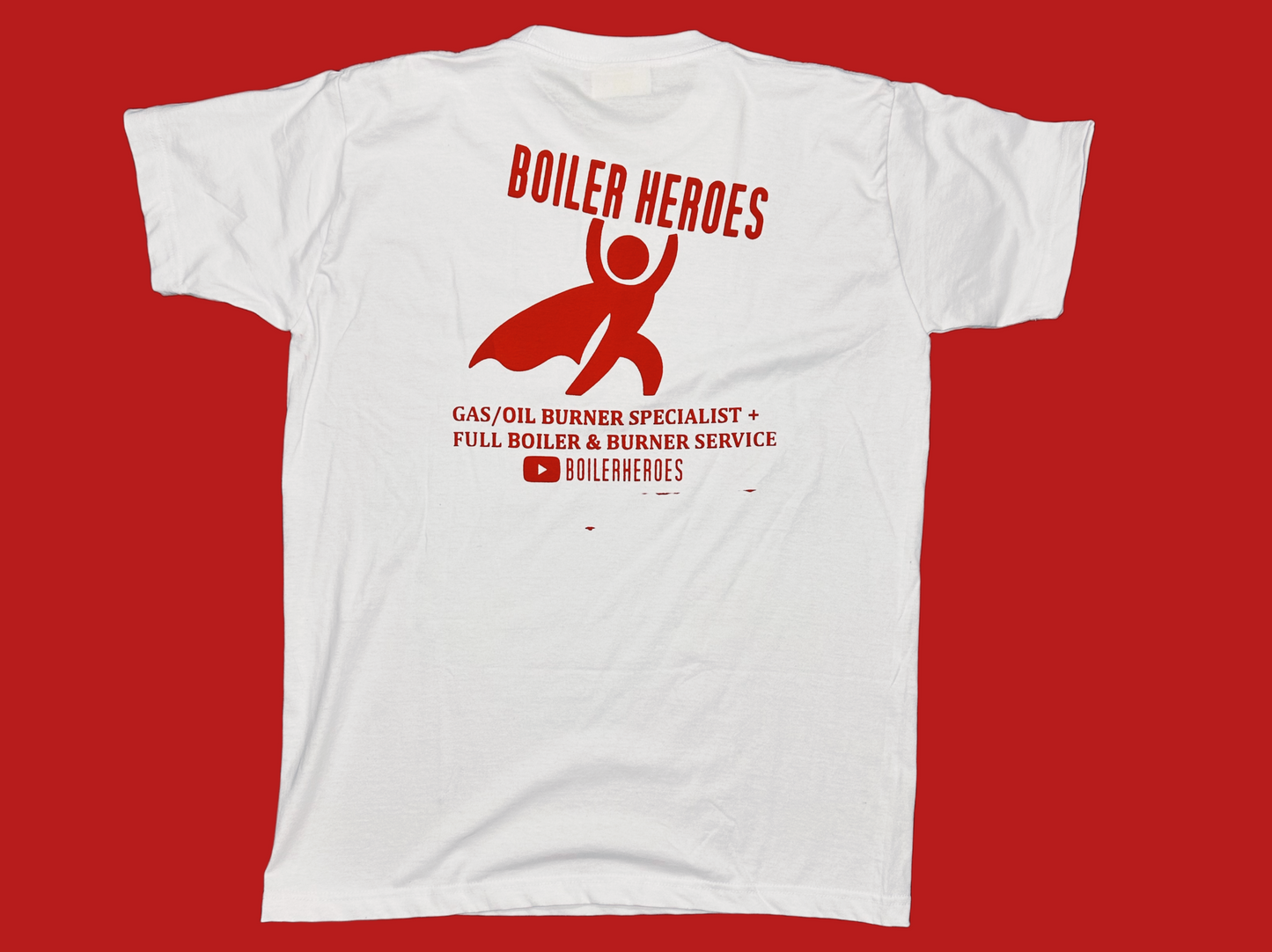 Boiler Heroes white tee