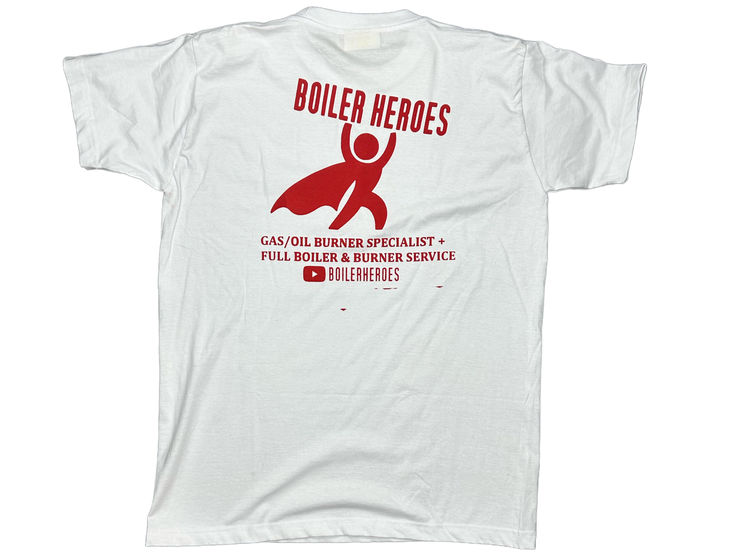 Boiler Heroes white tee